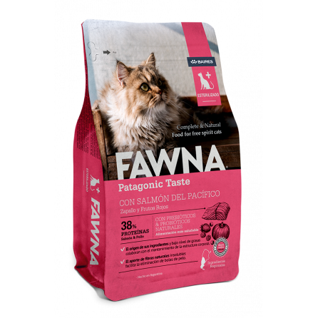 Fawna Adult Cat Sterilized для (взрослые стерилизованные с лососем)