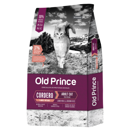 Old Prince Novel Adult Cat Sterilized (взрослые стерилизованные с ягненком) 3кг 