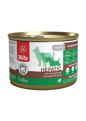 Blitz Hepatic влажный корм для собак при нарушении работы печени