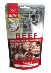 BLITZ сублимированное лакомство для собак «Почки говяжьи» (60 гр)